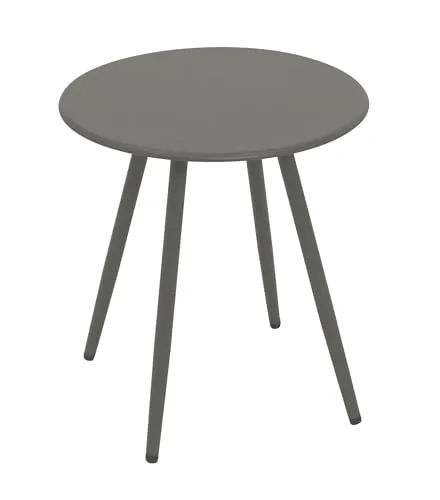 DEGAMO Beistelltisch Denver 45cm rund, grau von DEGAMO