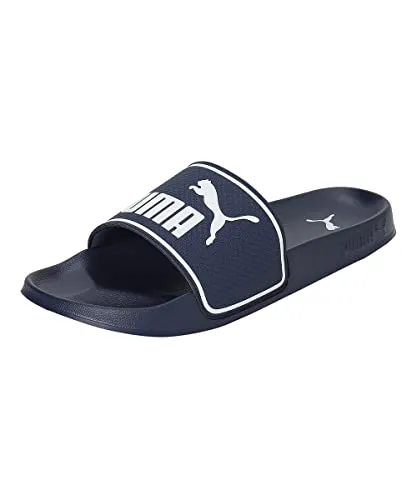 PUMA Unisex Leadcat 2.0 Slide Sandal - Peacoat White, 47 EU - Slides für Damen aus leichtem CMEVA-Material für optimalen Komfort, ideal für Freizeit und entspannte Tage.