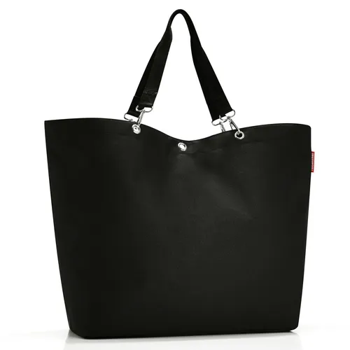 reisenthel Strandtasche shopper XL black - Handtaschen, geräumig und vielseitig – ideal für Strand, Schwimmbad oder Shoppingtour. Der Reißverschluss schützt den Inhalt vor Diebstahl und Regen.