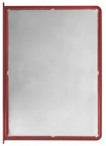 NOVUS Fächermappe Sichttafel A4 Kunststoff rot