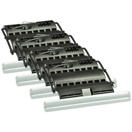 Hochschiebesicherung Octoclick für Mini+Maxiprofil, 2-gliedrig - 4 Stück - Praktische Hochschiebesicherung für Rollladenmotoren. Einfache Montage dank Clipfunktion, schützt vor Einbruch und ist kompatibel mit 50er und 60er 8-Kant-Wellen sowie Mini- und Maxi-Lamellen.