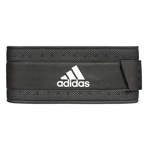 adidas Performance Gewichthebergürtel, Schwarz, M (32.5 - 37.5 Zoll) - Gewichthebergürtel mit atmungsaktivem Design für maximale Luftzirkulation und optimalen Komfort. Robuste Bauweise für Stabilität und Unterstützung bei Ihren Hebungen.