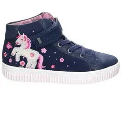 Lurchi Lurchi Velour Klettstiefel Winter Mädchen blau Winterstiefelette blau 29 EU