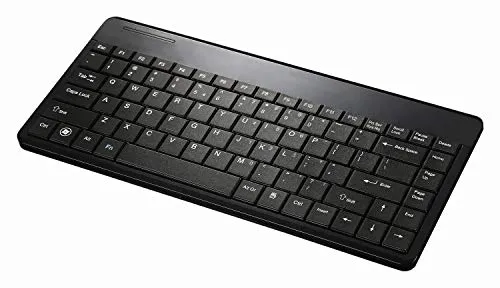Perixx PERIBOARD-409H Tastatur - Standard Tastatur mit USB-Anschluss, kompakt in schwarz, ideal für Windows® Nutzer und mit 1,80 m Kabel für flexible Nutzung.