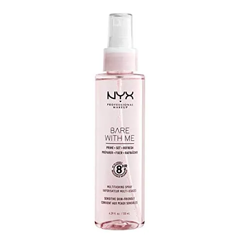 NYX PROFESSIONAL MAKEUP 800897182342 Multitasking Spray Bare With Me Prime Set-Refresh-Multitasking Spray ,