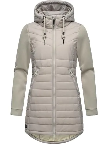 Ragwear Damen Übergangsjacke Sandra Long Bone 3XL