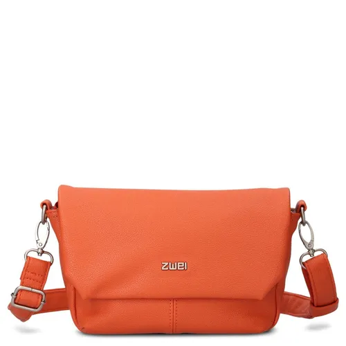 Damen Handtasche Mademoiselle.M M40 - Klassische Umhängetasche in Papaya - Umhängetasche aus hochwertigem Kunstleder mit 1 Liter Volumen, ideal für Alltag und besondere Anlässe. Vielseitig tragbar dank abnehmbarem Schultergurt und praktischer Organisation.