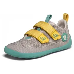 Affenzahn Knit Happy Naßhorn Klettschuh Grau - Größe 30 - Bequeme Jungen Schuhe in Grau-Grün mit praktischem Klettverschluss, ideal für aktive Kinder und den täglichen Gebrauch.