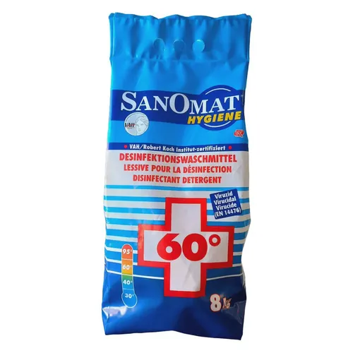 2x Sanomat Hygiene Desinfektionswaschmittel - 8 kg | Sack (8 kg) - B09ZLBWVCQ