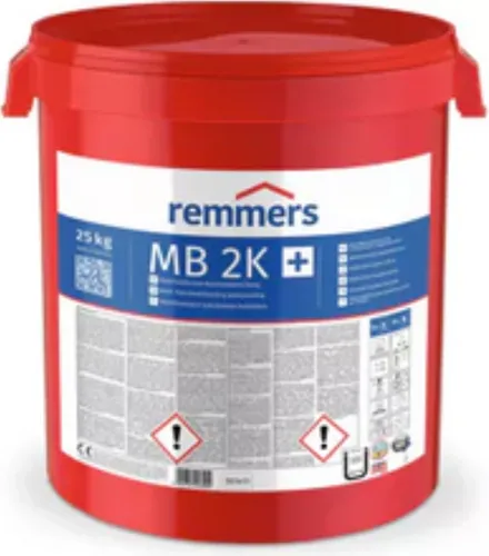 Remmers MB 2K Multi-Baudicht Dickbeschichtung 25 kg - Dichtschlämme für effektiven Feuchtigkeitsschutz, ideal für Keller und Außenanwendungen, besonders starke Dickbeschichtung aus Bitumen.