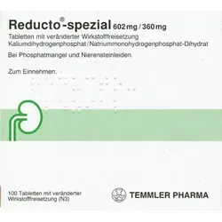 Reducto Spezial 100 ST - Arzneimittel zur Behandlung von Nierensteinen und Vorbeugung bei Hypophosphatämie. Hilft effektiv gegen Calciumoxalatsteinleiden.