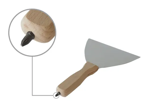 TECTOOL Flächenspachtel TROCKENBAUSPACHTEL ROSTFREI, BIT PH 2, 120MM (Packung, 1-St., 1 Spachtel) Ausgestattet mit einem PH 2-Bit für einfache Handhabung und Montage