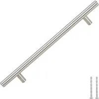 vidaXL Möbelgriffe 5 Stk Silbern 192 mm Edelstahl 155352