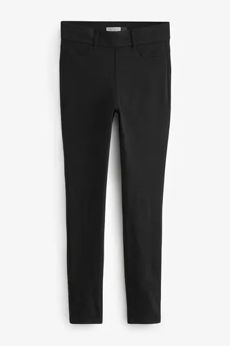Next Jeansleggings Denim-Leggings schwarz Größe 43 - Stylische Denim-Leggings aus hochwertigem Jersey, bequem und elastisch für optimalen Tragekomfort. Ideal für vielseitige Outfits, perfekt für jeden Anlass.