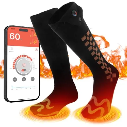 Beheizbare Socken mit App-Steuerung