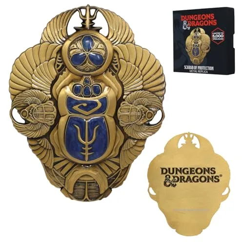Fanattik DONJONS ET Dragons - Scarabée de Protection - Répique Edition Limité - Action- & Spielfiguren: Limitierte Sammlerausgabe aus Metall, perfekt für Tabletop-Gaming und als einzigartiges Requisit.