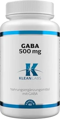 GABA 500 mg KLEAN LABS Kapseln 60 St