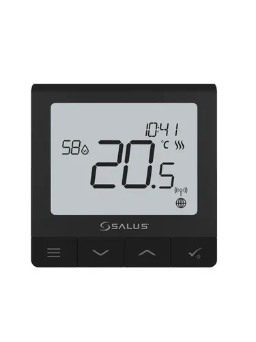 Salus Roomthermostat Quantum SQ610BRF black von Salus