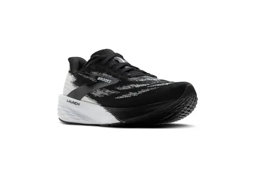 Brooks Launch 11 BLACK/WHITE Laufschuh 11,5 - Laufschuhe für Herren in Größe 11,5, leicht und atmungsaktiv für optimalen Komfort beim Laufen.