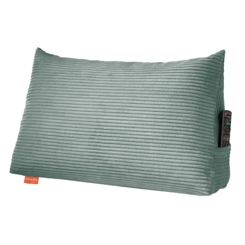 sleepling Rückenkissen Cord Optik - Vielseitiges Lesekissen für Bett und Sofa - Kissen in Cord Optik mit abnehmbarem Bezug, ideal als Stützkissen oder Rückenlehne. Praktische Seitentasche für Lesebrille oder Handy, entwickelt in Deutschland für höchste Qualität.