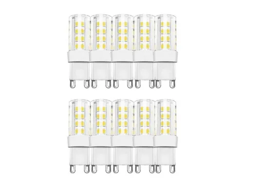 Aigostar LED-Leuchtmittel 5 W G9 LED Leuchte Leuchtmittel Lampe 450 Lumen, G9, Warmweiß 2700, 4,3 Watt, 450 Lumen, Warmweiß 2700K, G9, 10 Stück