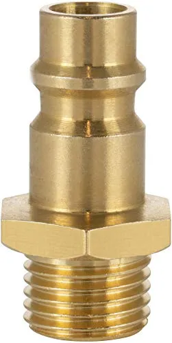 Poppstar Druckluft-Stecknippel NW 7,2 mit 1/4 Zoll Außengewinde für Druckluft-Anschluss