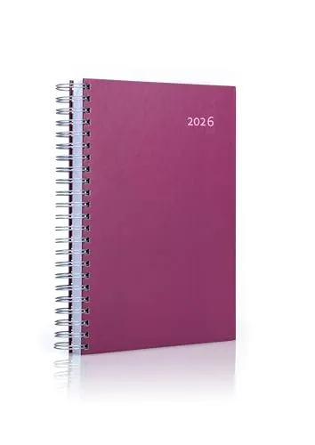 edition cumulus 2026 Der GROSSE Dicke – DIN A4 Kalender - BROMBEERE (lila) – MADE IN GERMANY - großzügiger Platz für deine täglichen Termine - perfekt für Büro und Zuhause