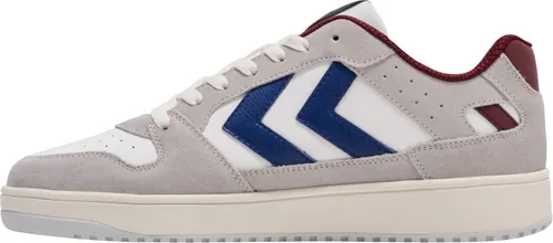 Hummel St Power Play LZ Sneaker Schuhe - Stylischer Retro-Sneaker im Court-Style mit Obermaterial aus Veloursleder. Die griffige Gummisohle sorgt für optimalen Halt, während die EVA-Zwischensohle für Komfort im Alltag sorgt.
