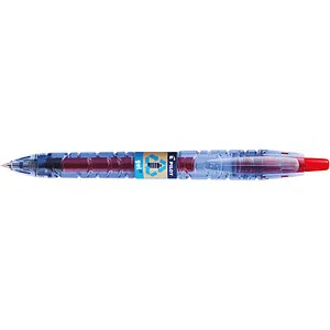 PILOT B2P „Bottle 2 Pen“ GEL Gelschreiber, rot 0,7 mm - Tintenroller & Gelroller, umweltfreundlich mit 89,8% recyceltem Material, schnell trocknende Gel-Tinte für ein butterweiches Schreiberlebnis.