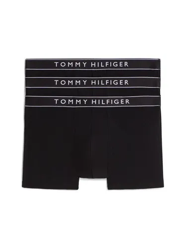 Tommy Hilfiger Underwear Trunk DTM (3er-Pack) Schwarz M (50) - Hochwertige Unterwäsche im 3er-Pack, körpernahe Passform mit elastischem Bund für optimalen Tragekomfort. Ideal für den täglichen Gebrauch.