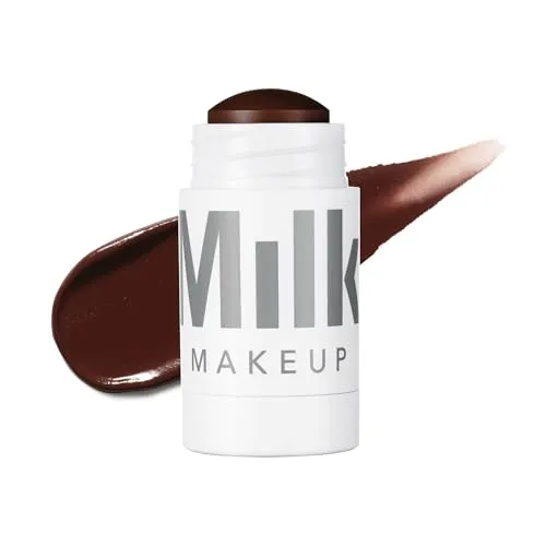 Milch Make-up Matte Bronzer, Abstand (sehr tiefe Bronze) - 0,19 unzen - Creme Bronzer Stick - Baubare, mischbare Farbe - Mattes Finish - 1.000+ Wischbewegungen pro Stick - Vegan, tierversuchsfrei