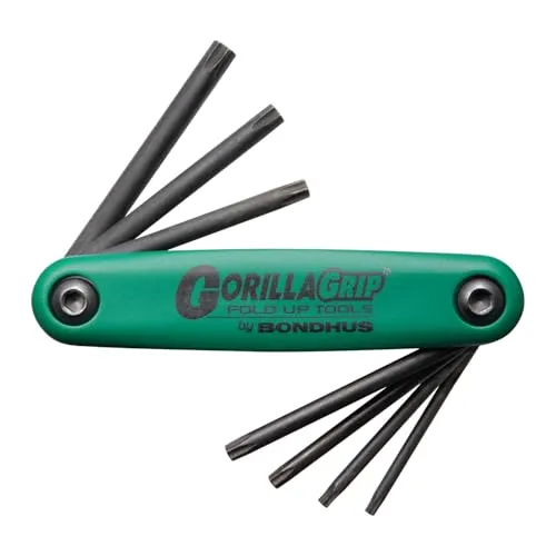 Bondhus GorillaGrip Star Tamper Resistant Klapphalter TR-TF7S, Torx, 7-teilig