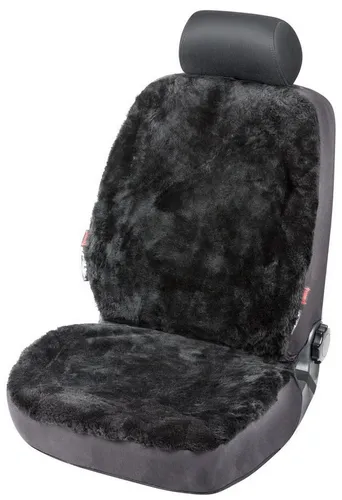 Torrex Autositzbezug aus Lammfell, universelle Passform - Hochwertiger vollflächiger Autositzbezug aus Lammfell, wärmeregulierend und kompatibel mit Seitenairbags, ideal für jeden Fahrzeugtyp.