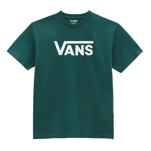 Vans Herren Colorblock Kurzarm-T-Shirt, Klassisch – Botanischer Garten / Weiß, L