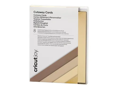Cricut Joy Klebekarten, Neutralfarben-Musterset, farbsortiert