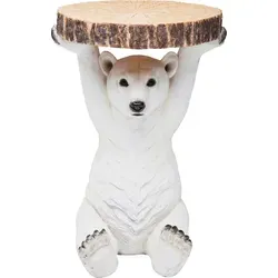 Kare Design Beistelltisch Animal Polarbär in weiß von KARE