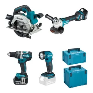 Makita Akku-Spezial Set 18 V DLX4154TJ – Profi-Tools für höchste Ansprüche