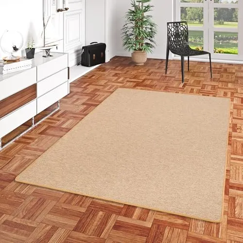Snapstyle Natur Sisal-Optik Teppich Taff Nuss in 24 Größen