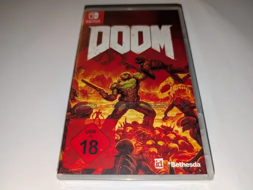 Doom für Nintendo Switch - Actiongeladenes Shooter-Erlebnis - Spiele für Nintendo Switch, USK 18, mit packender Grafik und intensivem Gameplay für Fans von Ego-Shootern.