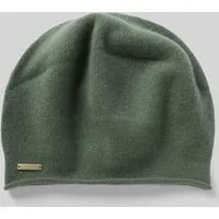 Seeberger Kaschmirmütze in Oliv, Größe 1 von Seeberger