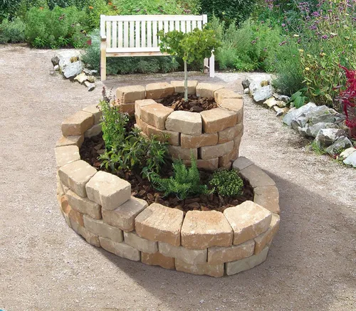 Mauersteine & Betonblöcke Beige von Mr. Gardener