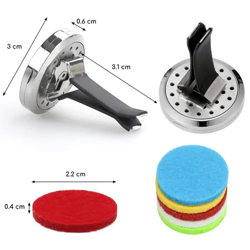 Zenarôme Aroma Diffuser Clip Calavera - Edelstahl