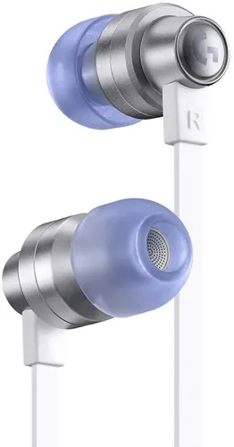 Logitech G333 Gaming In-Ear Ohrhörer mit Mikrofon - Kabelgebunden, Weiß - Headsets für Gaming mit digitalem 7.1-Klang und um 90° drehbaren Ohrmuscheln für optimalen Tragekomfort und Klangqualität.