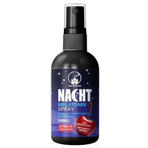 Saint Nutrition® Melatonin Einschlafspray für die Nacht