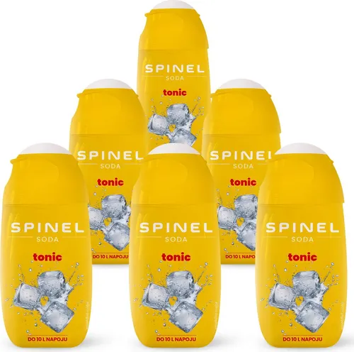 Spinel Soda Tonic Sirup 65ml, 6 Stück für SodaStream Wassersprudler