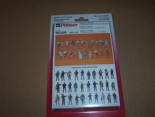 Preiser 16350 H0, Unbemalte Figuren, 