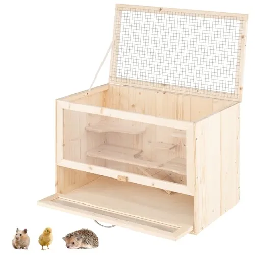 FANTASK Hamsterkäfig mit klappbarem Deckel