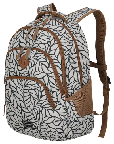 Travelite Basics Daypack 45 cm mit Laptopfach in beige von travelite
