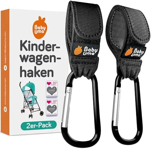 Baby Uma Kinderwagen Haken für Taschen (2er-Pack) von Baby Uma