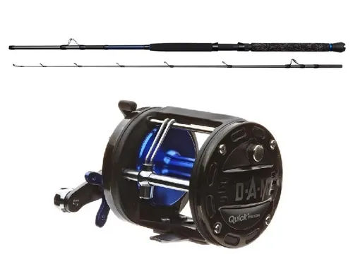 DAM Norwegencombo 2,10m 50lbs + Multirolle Pilkcombo Angelset